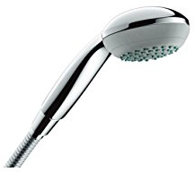 baumarkt direkt Handbrause Crometta 85 Green, Durchmesser 8,5 cm chromfarben