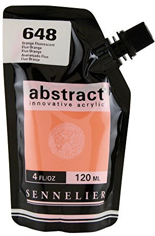 648 ABSTRACT 120ML ARANCIO FLUO
