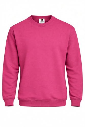 Jumar Sport - Sudadera básica, Color: Fucsia, Talla: m