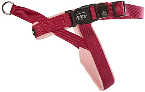 Nobby Norwegergeschirr Classic Preno, Himbeere/pink L: 50-64 cm + 42 cm, B: 25/35 mm, 1 Stück