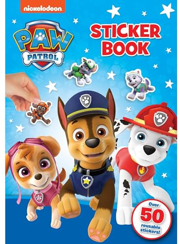 Alligator 3437/PWSB Paw Patrol Stickerbuch, Mehrfarbig, mittel