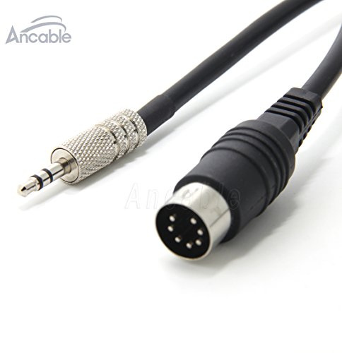 1M 7-Pölige Din-Stecker Auf 3,5 Mm Stereo-Stecker Professionelles Premium-Audiokabel für Den Anschluss Von Ipod/Ipad/iPhone / Mp3 / Pc/Tv/Android An Bang & Olufsen B & O, Naim, Quad.Stereo Systems