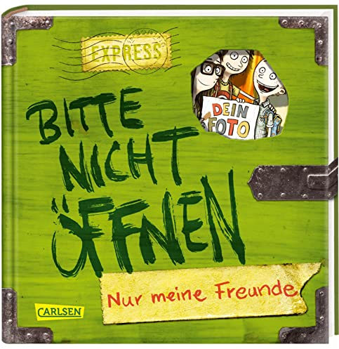 Bitte nicht öffnen: Nur meine Freunde (Freundebuch): Monstermäßiges Schulfreunde-Buch für Jungen und Mädchen ab 8 Jahren