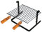 Griglia barbecue bbq paracenere 50x40cm regolabile per camino grigliata 520.F