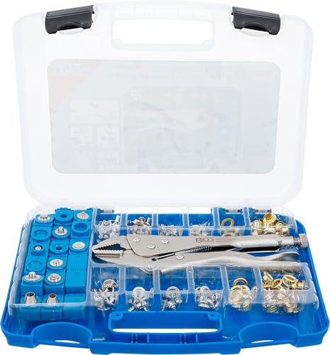 BGS 572 | Assortiment pince grip et oeillets | 275 pièces