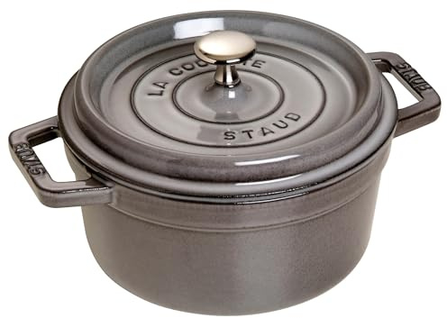 STAUB 40509-304-0 Cocotte Round 20cm Graphite grey