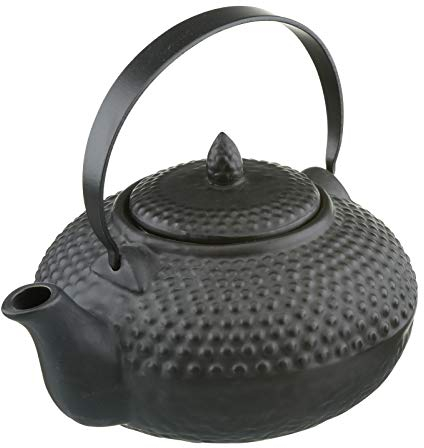Théière orientale en céramique noire 120 x 180 x 140 mm 850 ml