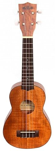 Kala Exotic Mahogany Soprano Ukulele, 21 Inch Amber Finish, Lightweight with Satin Finish, Rosewood Fingerboard for Beginners & Intermediate Players