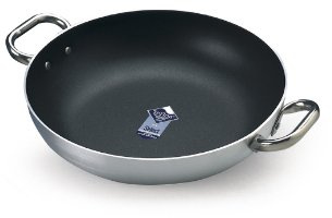 Pentole Agnelli FAMA10SEL36 Select Tegame in Alluminio, 2 Manici in Acciaio Inossidabile, 36 cm, Argento