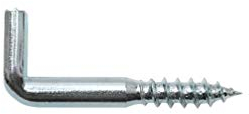 SWG Schraubhaken Gerade mit Schlitz 5,2x50/21mm VZ 100 Stück