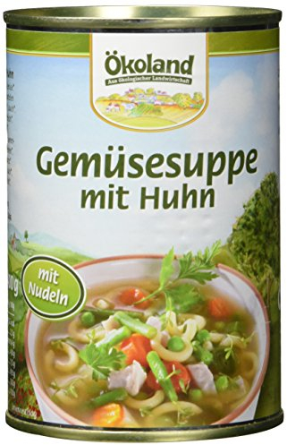 ÖKOLAND Gemüsesuppe mit Geflügel, 6er Pack (6 x 400 g)