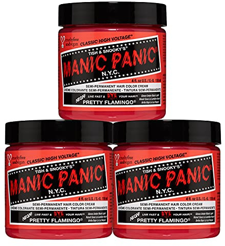 Manic Panic - Crema semipermanente para el pelo en tarro, color violeta