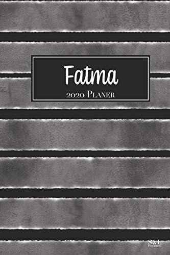 Fatma 2020 Planer: A5 Minimalistischer Kalender Terminplaner Jahreskalender Terminkalender Taschenkalender mit Wochenübersicht