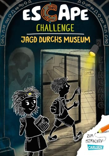 Escape-Buch für Grundschulkinder: Escape Challenge: Jagd durchs Museum: Gruseliger Rätselkrimi für junge Detektive ab 8 Jahren mit mehrfach spielbaren Logikrätseln
