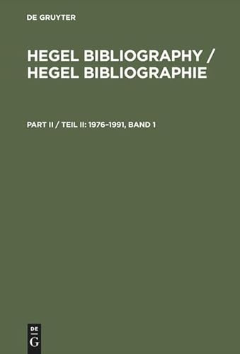 1976–1991: With addenda and corrigenda to part I / Mit Nachträgen und Berichtigungen zu Teil I