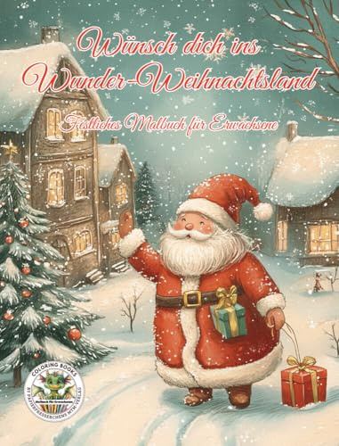 Wünsch dich in Wunder-Weihnachtsland - Festliches Malbuch für Erwachsene, mit Adventsmotiven, mit Weihnachtsbildern: Ausmalbücher für Erwachsene, ... MTM-Verlag für Erwachsene, Band 5)