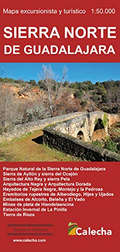 SIERRA NORTE DE GUADALAJARA. MAPA EXCURSIONISTA Y TURÍSTICO (GUIAS VIAJE)
