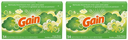 Lot de 2 boîtes de 34 feuilles pour sèche-linge
