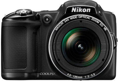Nikon Coolpix L830 Appareil photo numérique compact 16,8 Mpix Ecran 3 Zoom optique 34x Noir