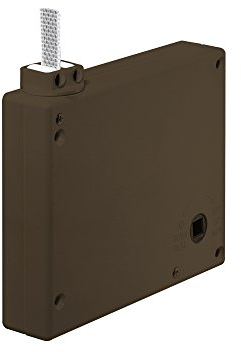 jarolift Mini Avvolgitore a Manovella per Cinghia Tapparelle, Orientabile, Marrone, incl. 5 m di Cinghia (203543)