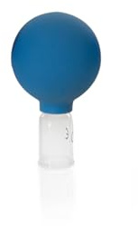 AFH Webshop Sauggläser nach Bier aus Glas | mit Saugball und Olive | Schröpfen | Schröpfglas | Ball Schröpfset (ca. 2,0cm)