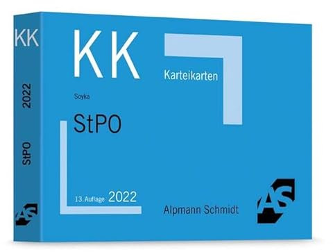 Karteikarten StPO (Karteikarten Besondere Rechtsgebiete)