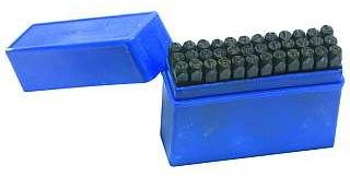 No-Name Schlagbuchstaben- und -Zahlen-Set 36-teilig