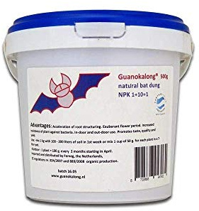 Guanokalong Pulver, biologischer Fledermausdünger, 5 kg, Blau