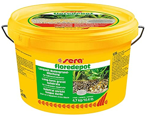 sera floredepot 4,7 kg | Schnelles Anwachsen & Starke Wurzelbildung | Optimale Pflanzenversorgung in 4-6 Wochen | Ideal für Neueinrichtung des Aquariums | Natürliche Mischung aus Sand & Torf