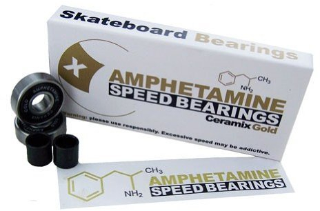 Amphetamine Keramik Skateboard Kugellager, Gold