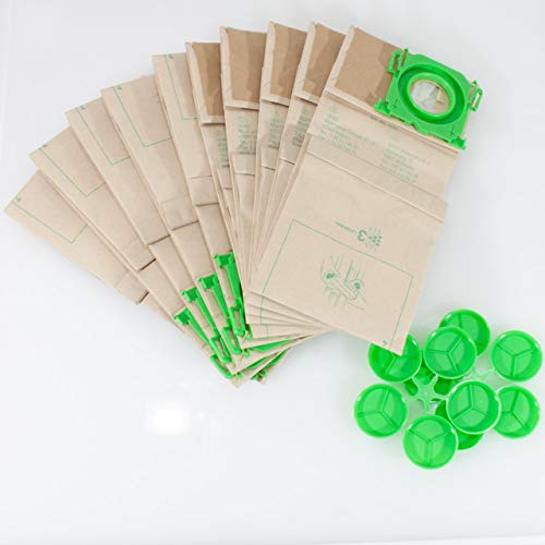 FWS Electrical Sebo 5093ER Pack of 10 High Filtration Bags to fit C1,C2,C3,X1 X1.1,X4 ,X4Extra