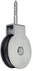 Max-Power DY270531 Carrucola con Vite, Diametro 50 Mm, per Funi 8 Mm, 1 Pezzo