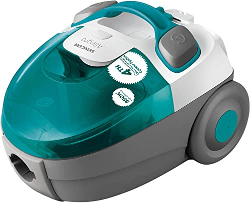 Sencor SVC 511TQ-EUE2 - Aspirador sin bolsa, 890 W, 76 dB, sistema ciclónico, filtro HEPA
