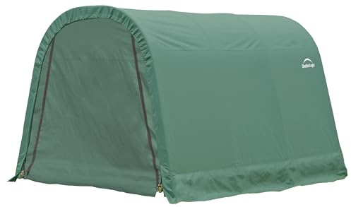 ShelterLogic 77814 Green 10'x12'x8' Round Style Shelter