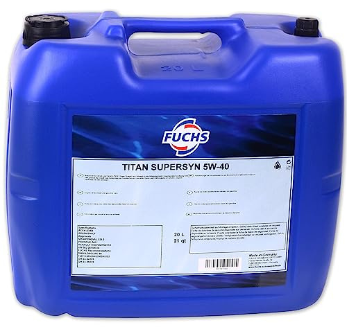 FUCHS MOTORÖL TITAN SuperSyn 5W-40 VW 502.00/505.00 MB 229.3 RN0700 - 20 Liter