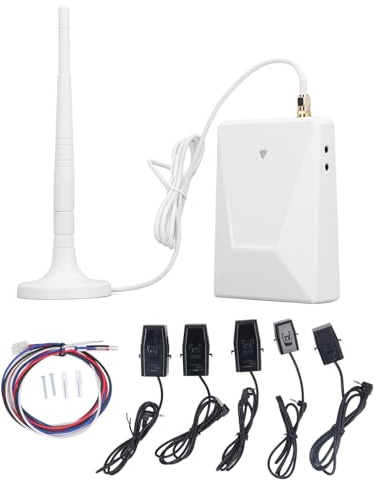 Smart WiFi Energy Meter with 3 300A Clamps and 2 50A Clamps 3 Phase 4 Wire Power Monitor Real Time Electricity Usage Tracking for Home and Commercial Use 111.3 x 81.2 x 41.4mm