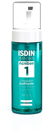 ISDIN Acniben Detergente Purificante Schiuma (150 ml) | Pulisce, Purifica ed Elimina l'Eccesso di Sebo