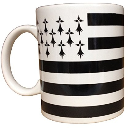 Mug Blanc Drapeau Breton Le Gwenn Ha Du