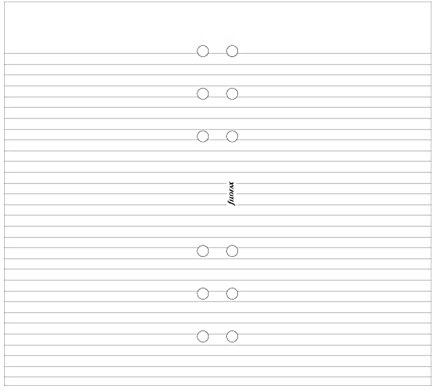 Filofax 133047 Personal Notizpapier, liniert, 100 Blatt, weiß