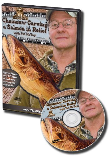 Chainsaw Carving a Salmon in Relief