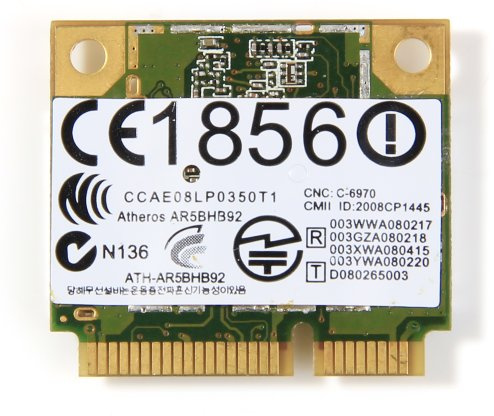 Atheros ar9280 ar5bhb92 Demi Taille carte wifi PCI-E sans fil WLAN sans fil 802.11 a/b/g/n azurewave aw-ne733h