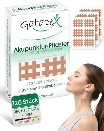 Gatapex 120 original gitterförmige Akupunkturpflaster in Hautfarbe, Hautfarbe