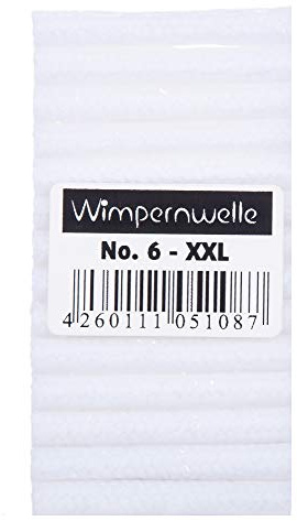 Wimpernwelle - Wimpernrollen Nr. 6 - XXL für extrem lange Wimpern - 14 Stück