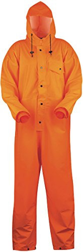 Schutz-Overall PU auf Polyester Trägergewebe - 150 g/m² - orange - Größe: XL
