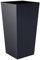 Urbi tall pot 16,3 litres, en plastique, 22 x 22 x 42 cm en couleur anthracite