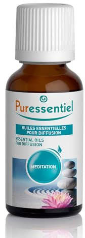 Puressentiel - Meditation - Miscela di Oli Essenziali Per Diffusione - con 4 Oli Essenziali - 100% Puri e Naturali - Per Liberarsi Dalle Ansie Quotidiane - Vegan e Cruelty Free - 30 ml