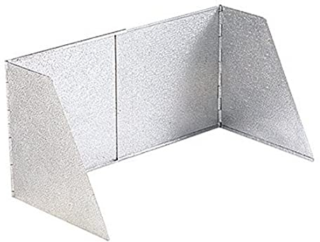 Crespo - Paravent P-259, Gaz de pétrole liquéfié - Réglable - Aluminium, Gris