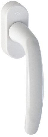 HOPPE Fenstergriff Dreh/Kipp Secustik® 'Atlanta' Aluminium verkehrsweiß beschichtet 0530/US952 - 2433766