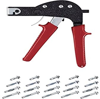 Set di assemblaggio per tasselli per pareti cave con pinza per tasselli + 20 tasselli