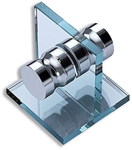 maimai Maniglia per Porta Doccia Maniglia a Pomello Ottone Cromato Diametro 30 mm Maniglia Rotonda per Porta Scorrevole TK01